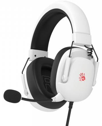 Гарнитура проводная игровая Bloody G585 (White) - Фото 1