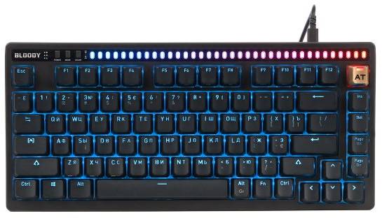 Фото - Клавиатура проводная игровая Bloody AT75 (Black)