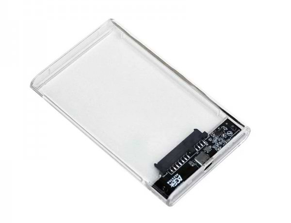Внешний карман AgeStar 2.5" USB 3.2 (3UB2P4C Transparent)