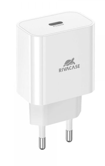 Мережевий зарядний пристрій RIVACASE PS4101 W00 White - Фото 1