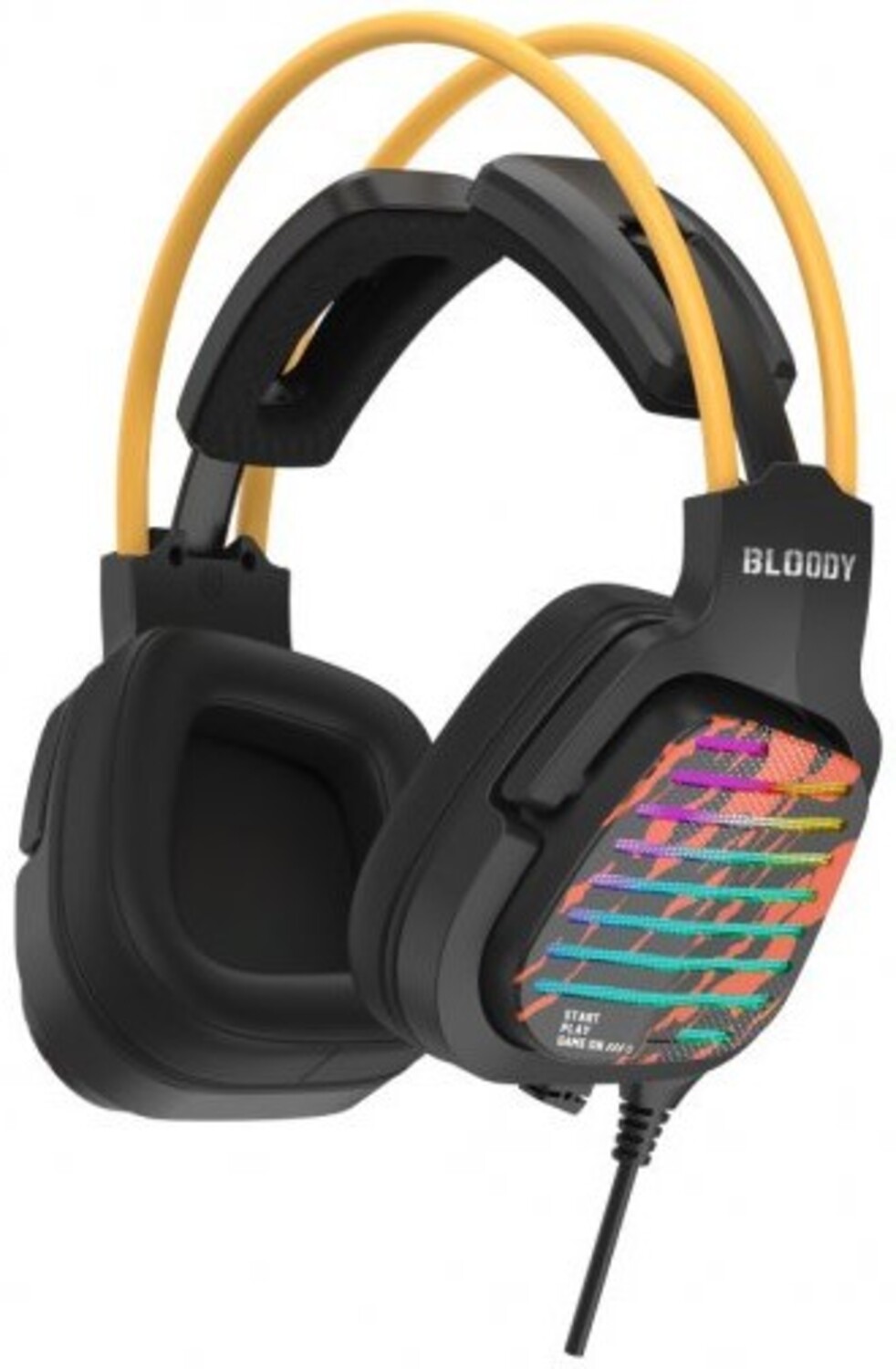 Гарнитура проводная игровая Bloody G565 Energy Black - Фото 1