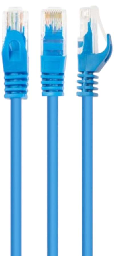 Фото - Кабель патч-корд Cablexpert Cat 6 UTP 50u 1.5 м Blue (PP6U-1.5M/B)