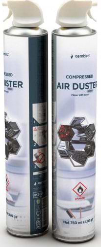 Фото - Чистящее средство для компьютерной техники Gembird Сжатый воздух 750 мл (1604998)