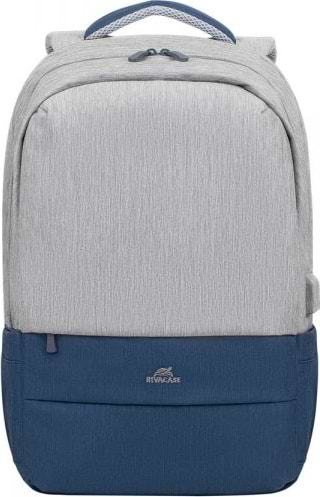 Рюкзак для ноутбука RIVACASE 7567 Grey/Dark Blue - Фото 1