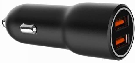 Фото - Автомобильное зарядное устройство Gembird 2xUSB-A 18W QC3.0 Black (TA-UC-A2QC36-CAR-01)