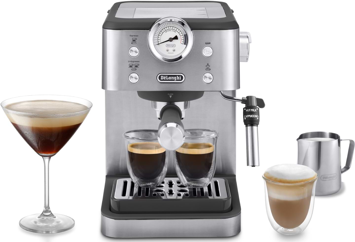 Кофеварка рожковая Delonghi EM450.M Classic - Фото 1