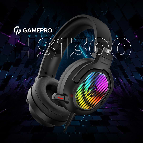 Фото - Гарнітура дротова ігрова GamePro HS1300 7.1 RGB