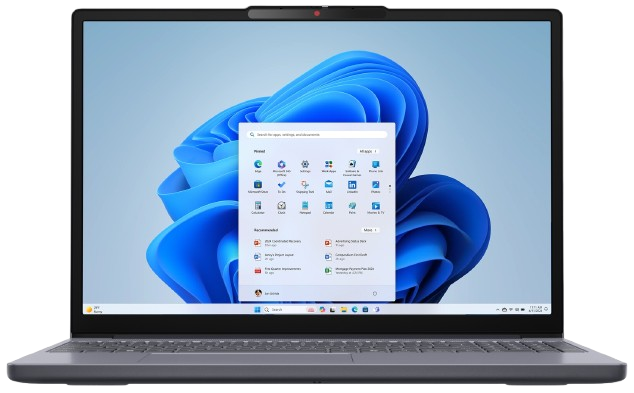 Ноутбук Lenovo IdeaPad Slim 3 15ARP10 (83K700A2RA) Luna Grey - Фото 1