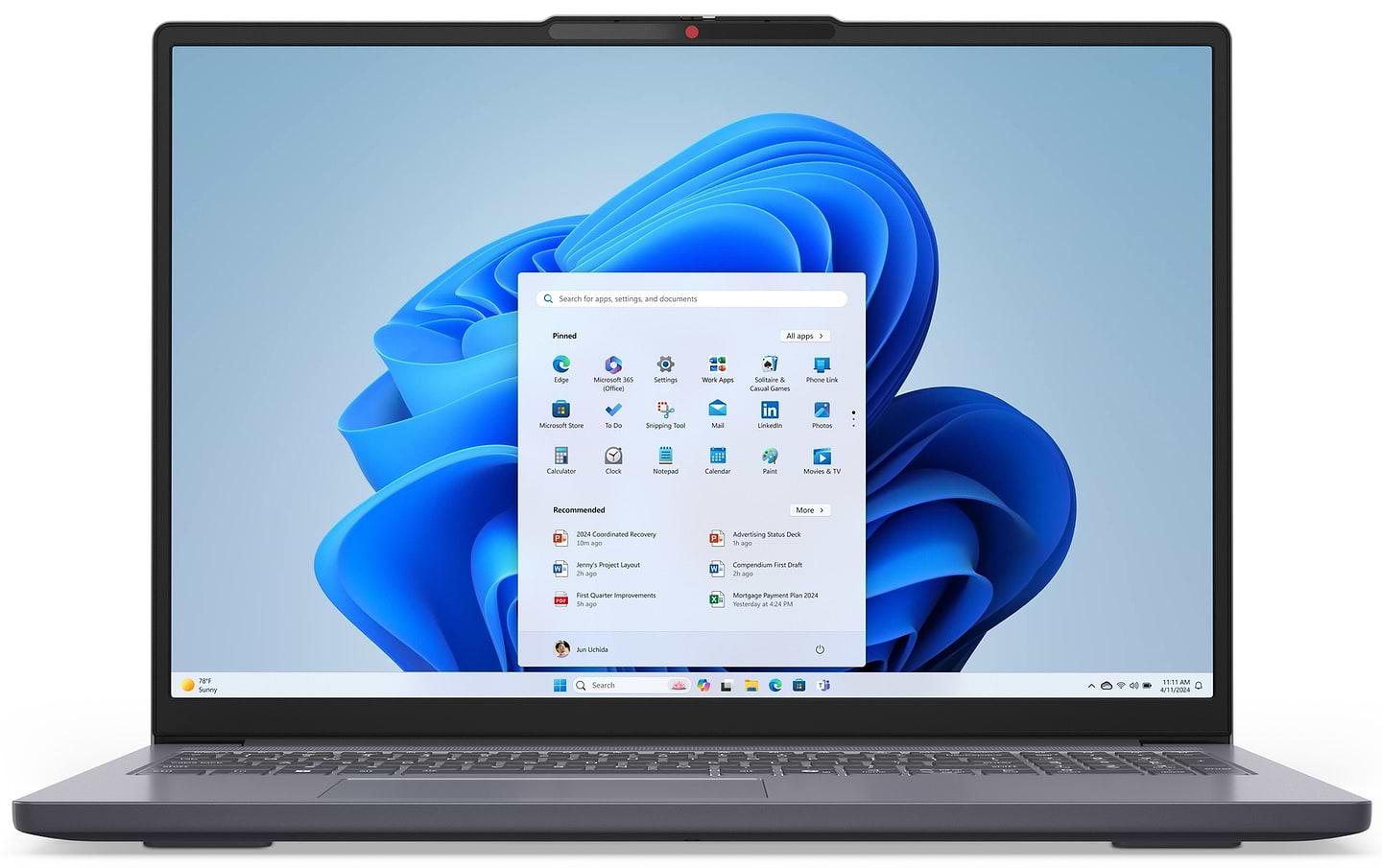 Ноутбук Lenovo IdeaPad Slim 3 16IRH10 (83K2007ERA) Luna Grey - Фото 1