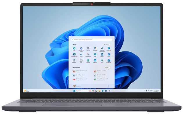 Ноутбук Lenovo IdeaPad Slim 3 16ARP10 (83K8005DRA) Luna Grey - Фото 1