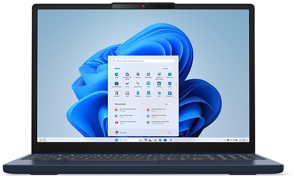 Фото - Уценка - Ноутбук Lenovo IdeaPad Slim 3 15IRH10 (83K100DQRA) Cosmic Blue