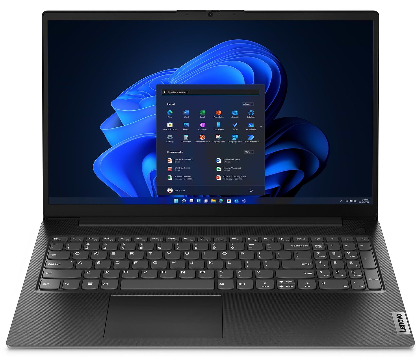 Ноутбук Lenovo V15 G4 AMN (82YU00Y9RA) Black - Фото 1
