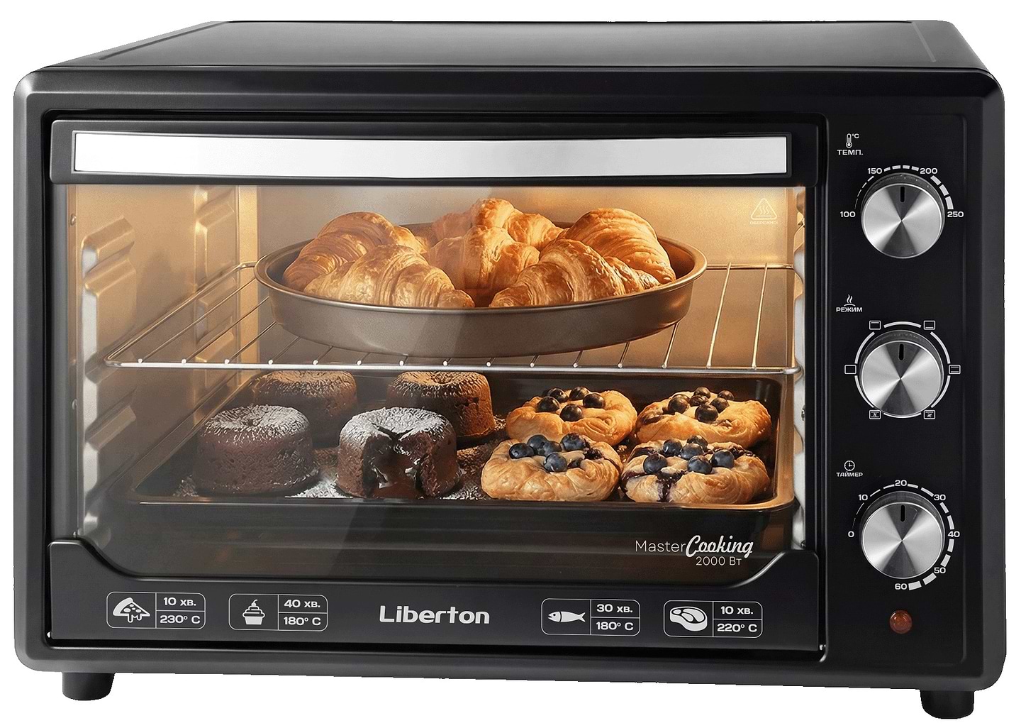 Печь электрическая Liberton LEO-481 Graphite