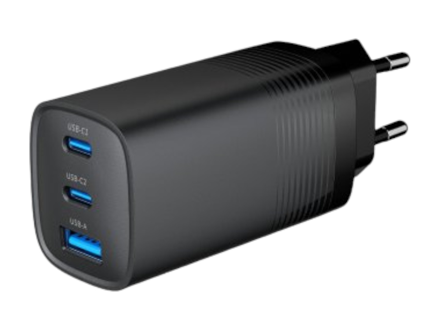 Сетевое зарядное устройство Gembird USB-A+2 Type-C PD18W + QC3.0 27W (TA-UC-PDQC65-01-BK) - Фото 1