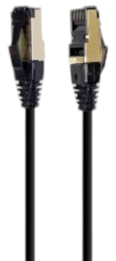 Кабель патч-корд Cablexpert Cat 8 S/STP 50u 0.25 м Black (PP8-LSZHCU-BK-0.25M)