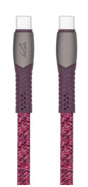 Фото - Кабель синхронизации данных RIVACASE USB 2.0 Type-C/Type-C (PS6105 RD12)