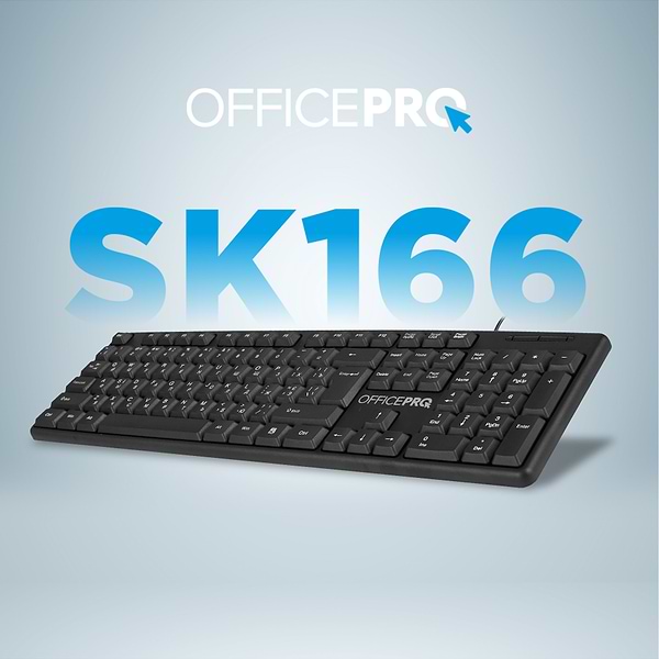 Фото - Клавиатура проводная OfficePro SK166