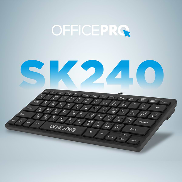 Фото - Клавіатура дротова OfficePro SK240