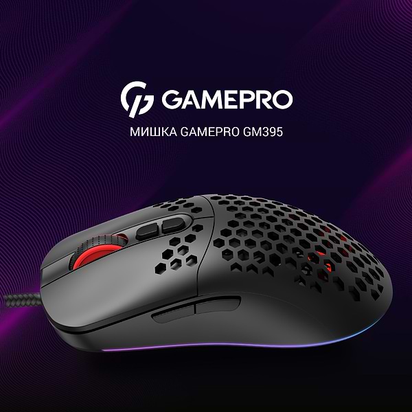 Фото - Миша дротова ігрова GamePro USB Black (GM395)