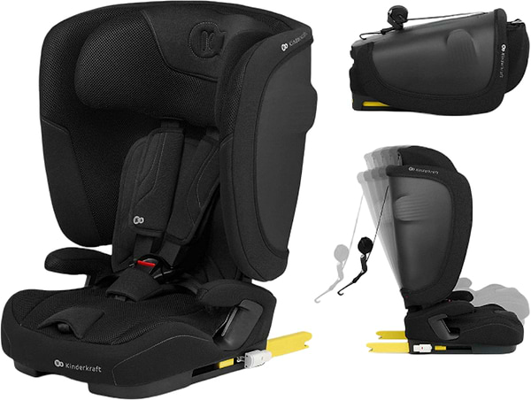 Фото - Автокрісло Kinderkraft Fix2Go i-Size Black (KCFI2GO0BLK0000)