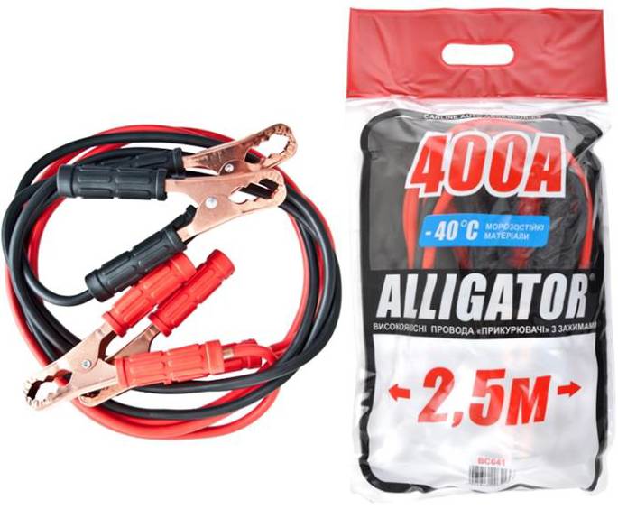 Стартовий дріт ALLIGATOR 400А 2,5м (BC641)