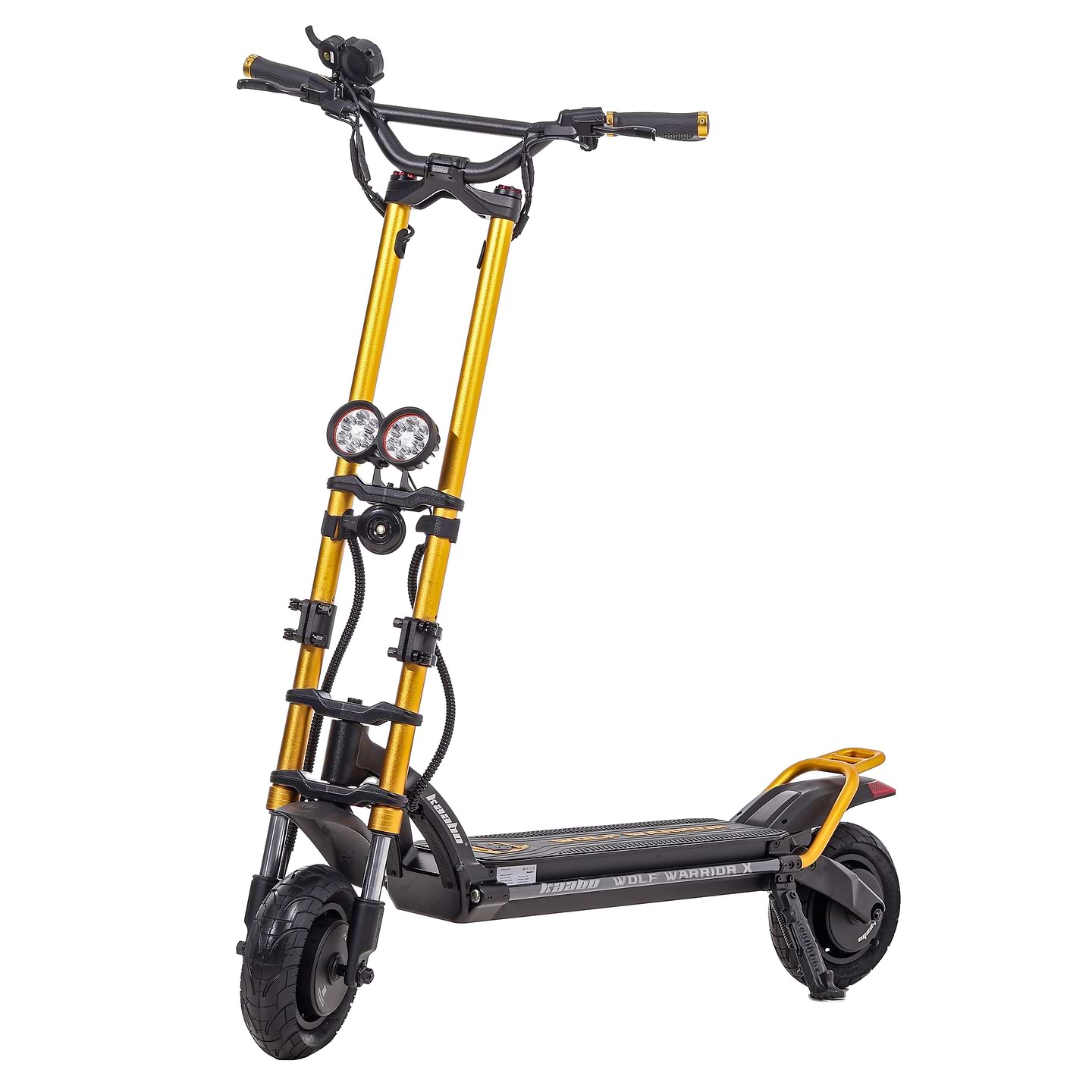 Електросамокат Kaabo Wolf Warrior X Pro+ Gold - Фото 1