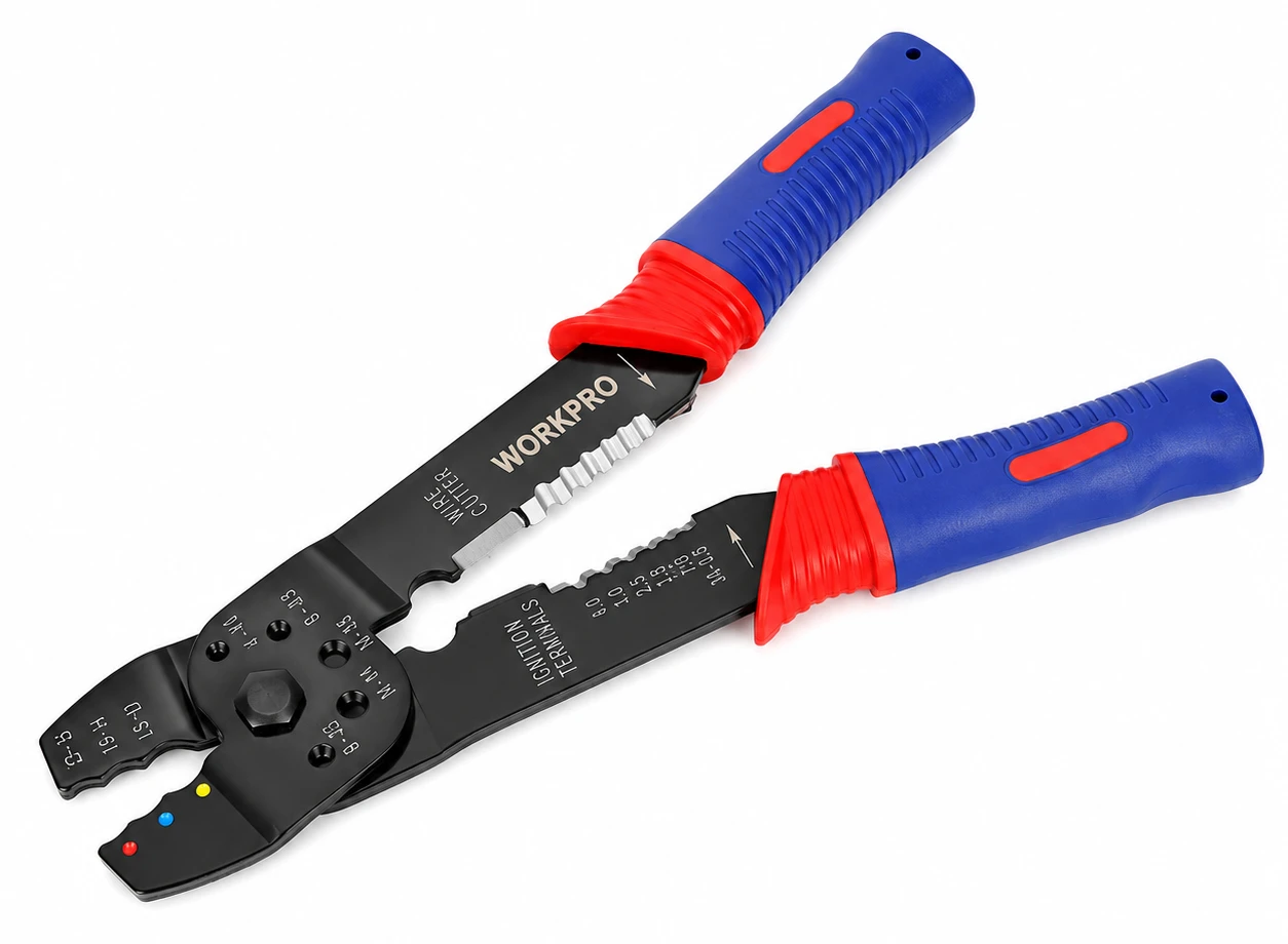 Кліщі WORKPRO 200 мм, 0.75-6 мм PRO (WP291001)