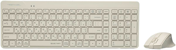 Фото - Клавиатура+мышь беспроводная A4tech Fstyler FG2400 Air Beige