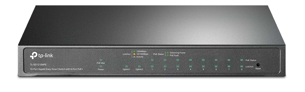 Коммутатор локальной сети (Switch) TP-Link TL-SG1210MPE - Фото 1