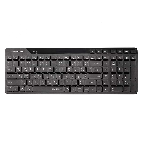 Фото - Клавіатура бездротова A4tech FBK27C AS (Black)