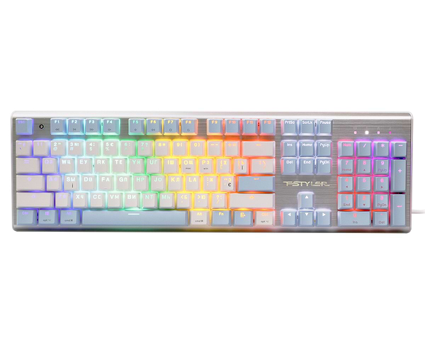 Фото - Клавіатура дротова ігрова A4tech FS100 (Icy Blue)