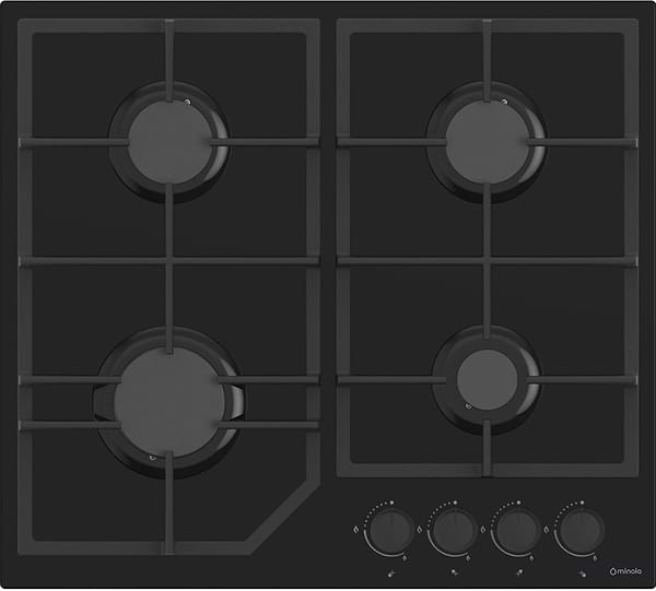 Фото - Варочная панель газовая Minola MGG 61422 BL Фото - Варочная панель газовая Minola MGG 61422 BL
