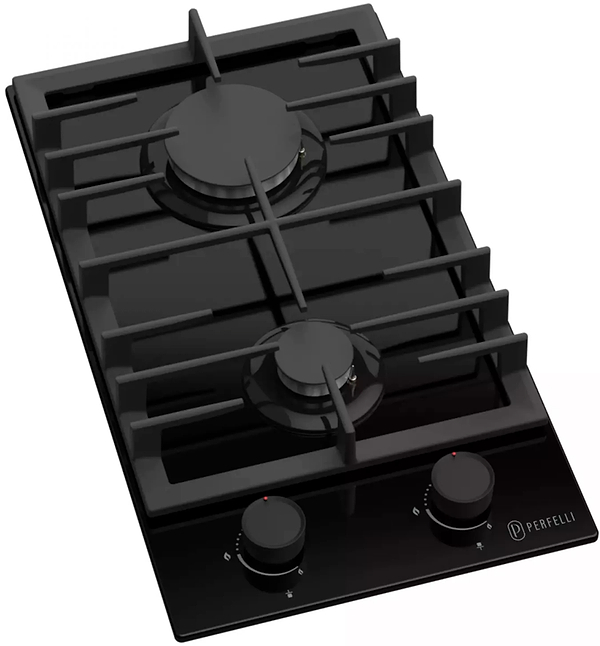 Фото - Варочная панель газовая Perfelli DIAMOND G39C NERO