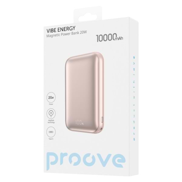 Фото - Батарея мобильная Proove Vibe Energy 20W 10000mAh Pink (PBVE20020018)