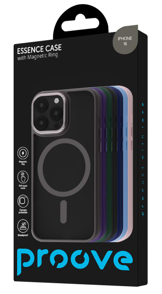Фото - Чохол для смартфону Proove Essence Case with Magnetic Ring iPhone 16 Natural Titanium (PCECIP160027)