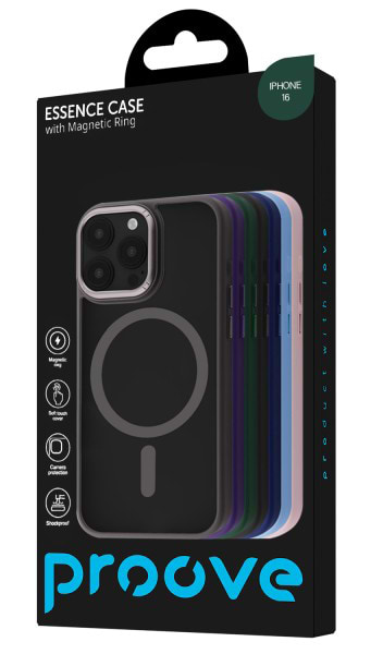 Фото - Чохол для смартфону Proove Essence Case with Magnetic Ring iPhone 16 Green (PCECIP160006)