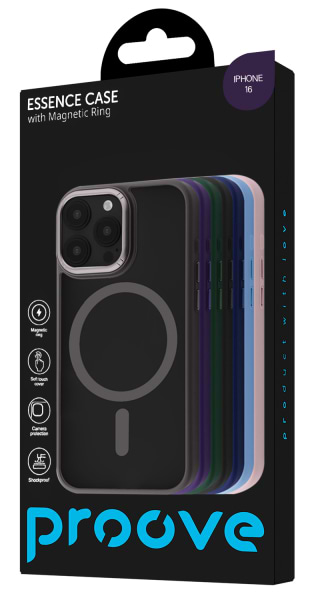 Фото - Чохол для смартфону Proove Essence Case with Magnetic Ring iPhone 16 Deep Purple (PCECIP160004)
