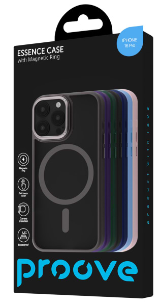 Фото - Чохол для смартфону Proove Essence Case with Magnetic Ring iPhone 16 Pro Sierra Blue (PCECIP16P011)