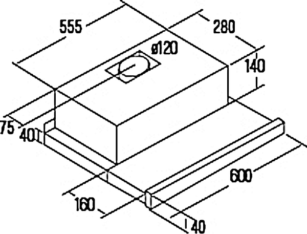 Фото - Вытяжка встраиваемая Cata TFK 6005