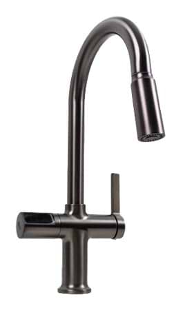 Смеситель кухонный VALESO NSC087 сенсорный выключатель + датчик температуры