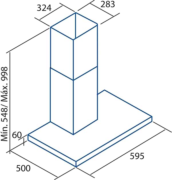 Фото - Витяжка декоративна Cata Legend 6000 xgbk