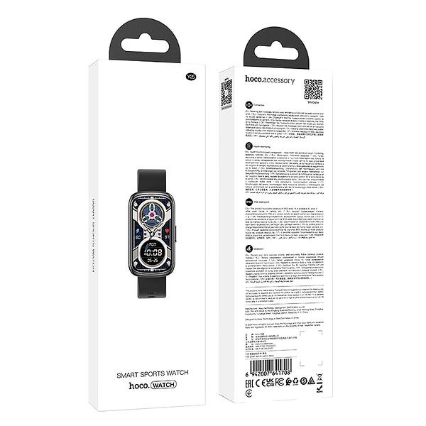 Фото - Смарт-часы HOCO Y25 Smart sports watch Black (6942007641708)