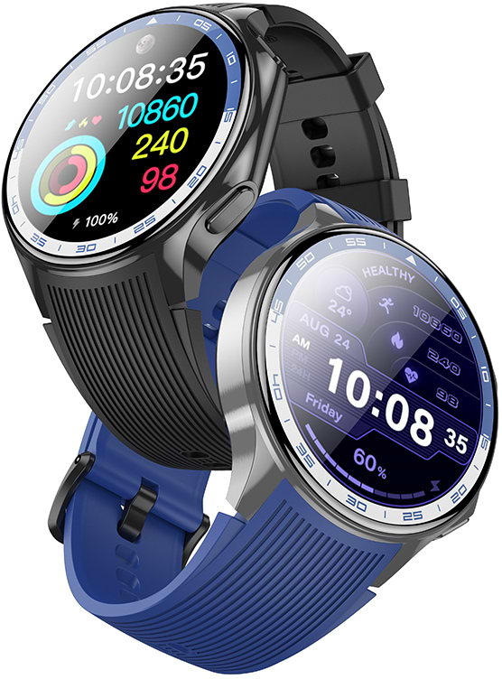 Фото - Смарт-годинник HOCO Y24 AMOLED Smart sports watch (call version) Silver (6942007641012)