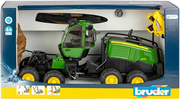Фото - Наземна будівельна техніка BRUDER Харвестер John Deere 1270G з 1 колодою (02135)