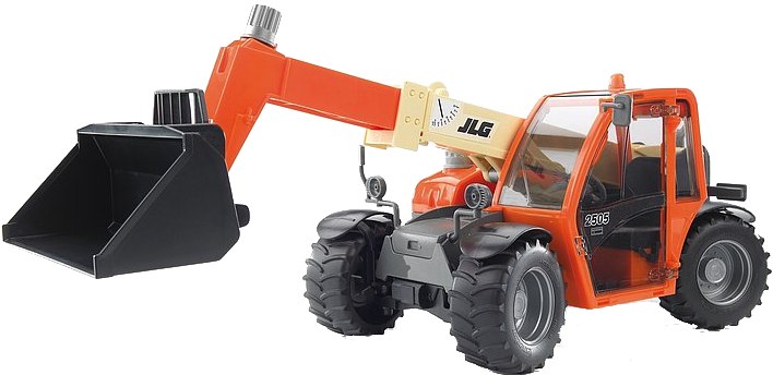 Наземная строительная техника BRUDER Погрузчик JLG 2505 Telehandler с телескопическим ковшом (02140) - Фото 1
