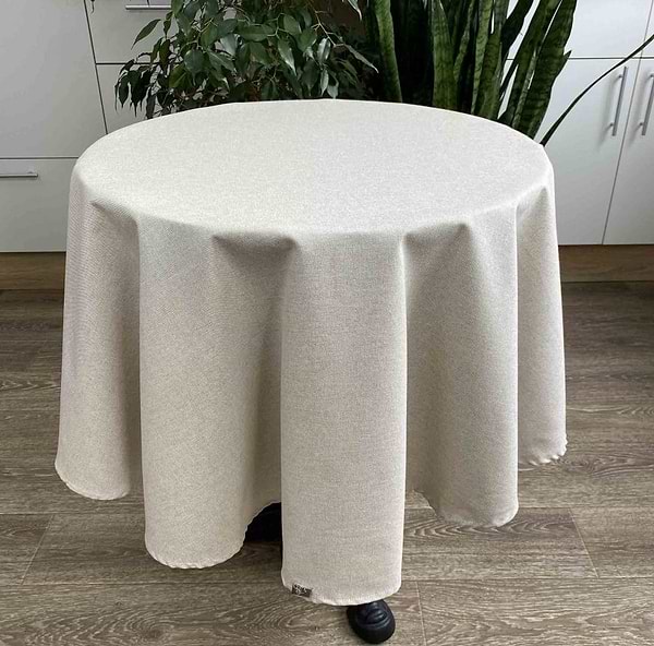 Фото - Скатертина кругла Прованс D 136 Беж (022123)