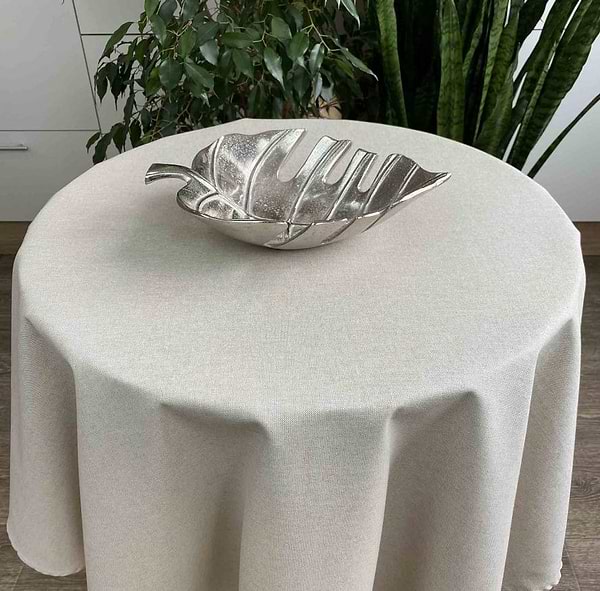 Фото - Скатертина кругла Прованс D 136 Беж (022123)