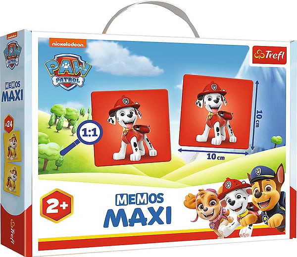 Фото - Настольная игра (до 2 лет) Trefl "Мемос MAXI Щенячий патруль" / Nickelodeon (2264)