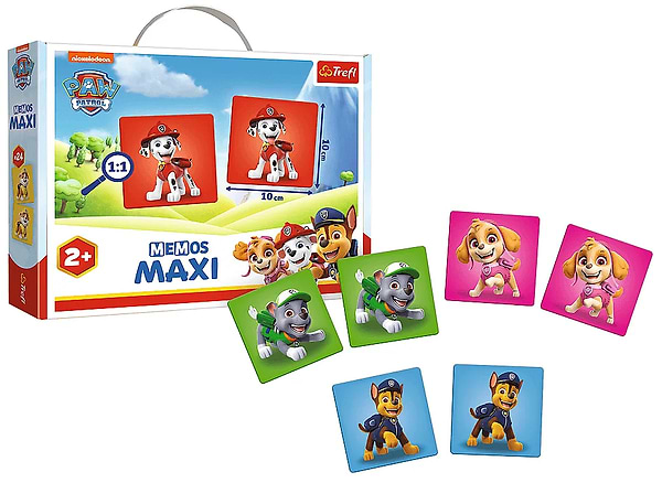Фото - Настольная игра (до 2 лет) Trefl "Мемос MAXI Щенячий патруль" / Nickelodeon (2264)