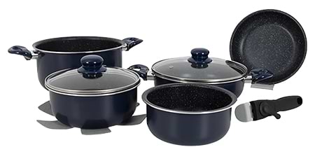 Набор посуды туристический Gimex Cookware Set induction 8 пр. Bule (6977228)